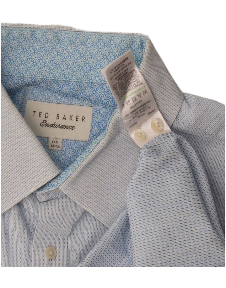 Muška košulja Ted Baker, veličina 17 1/2 XL, pamuk na plave točke