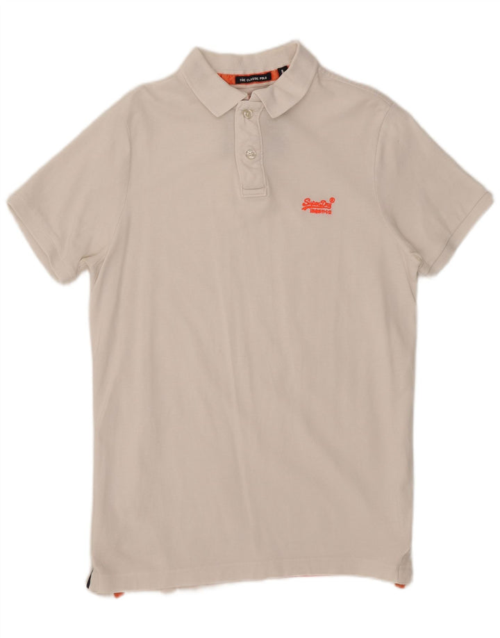 Superdry muška polo majica velika bijela pamučna