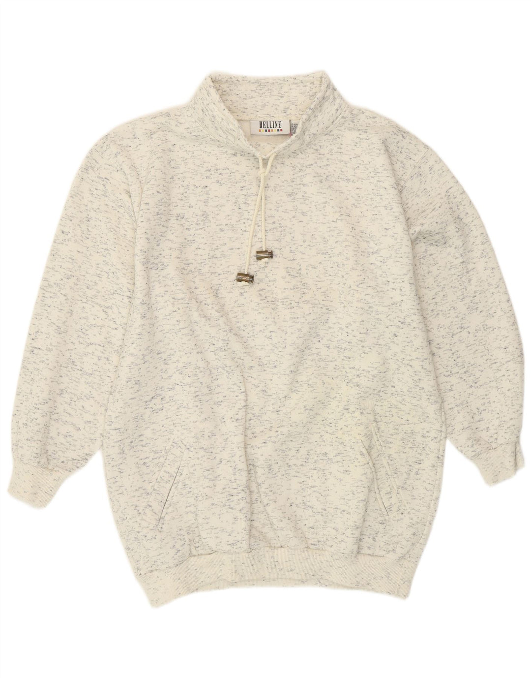 HELLINE Ženska majica s kratkim rukavima UK 16/18 XL Bijeli flekasti pamuk