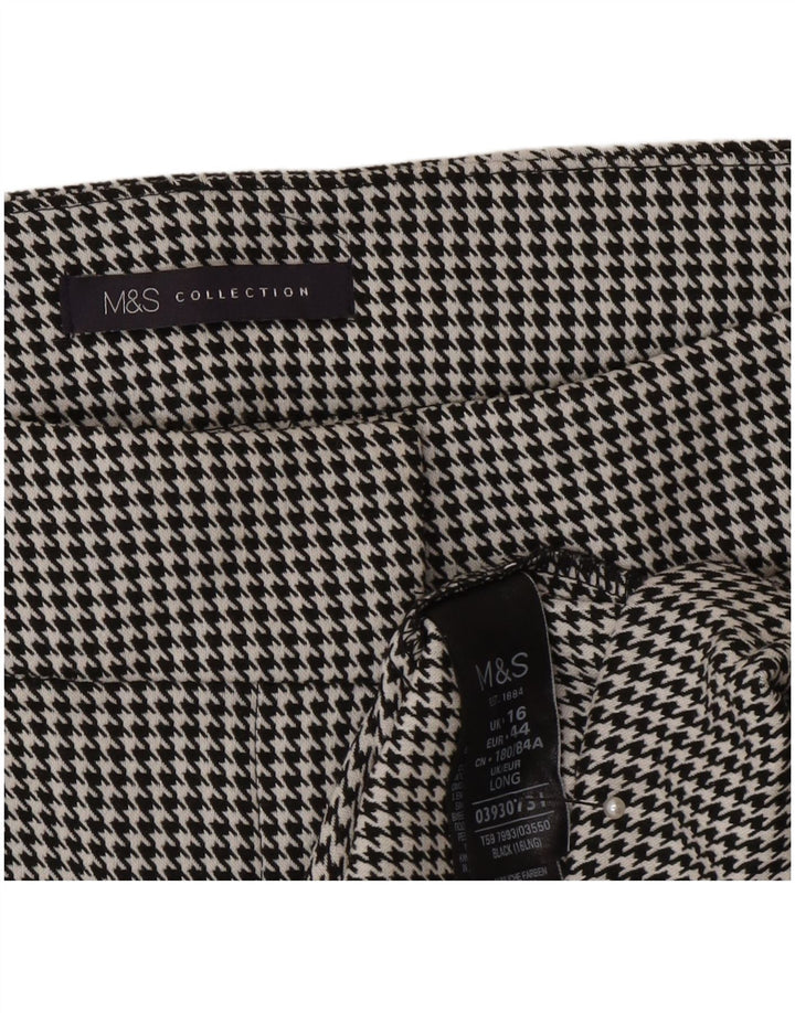 Marks & Spencer ženska pencil suknja UK 16 Large W32 siva houndstooth