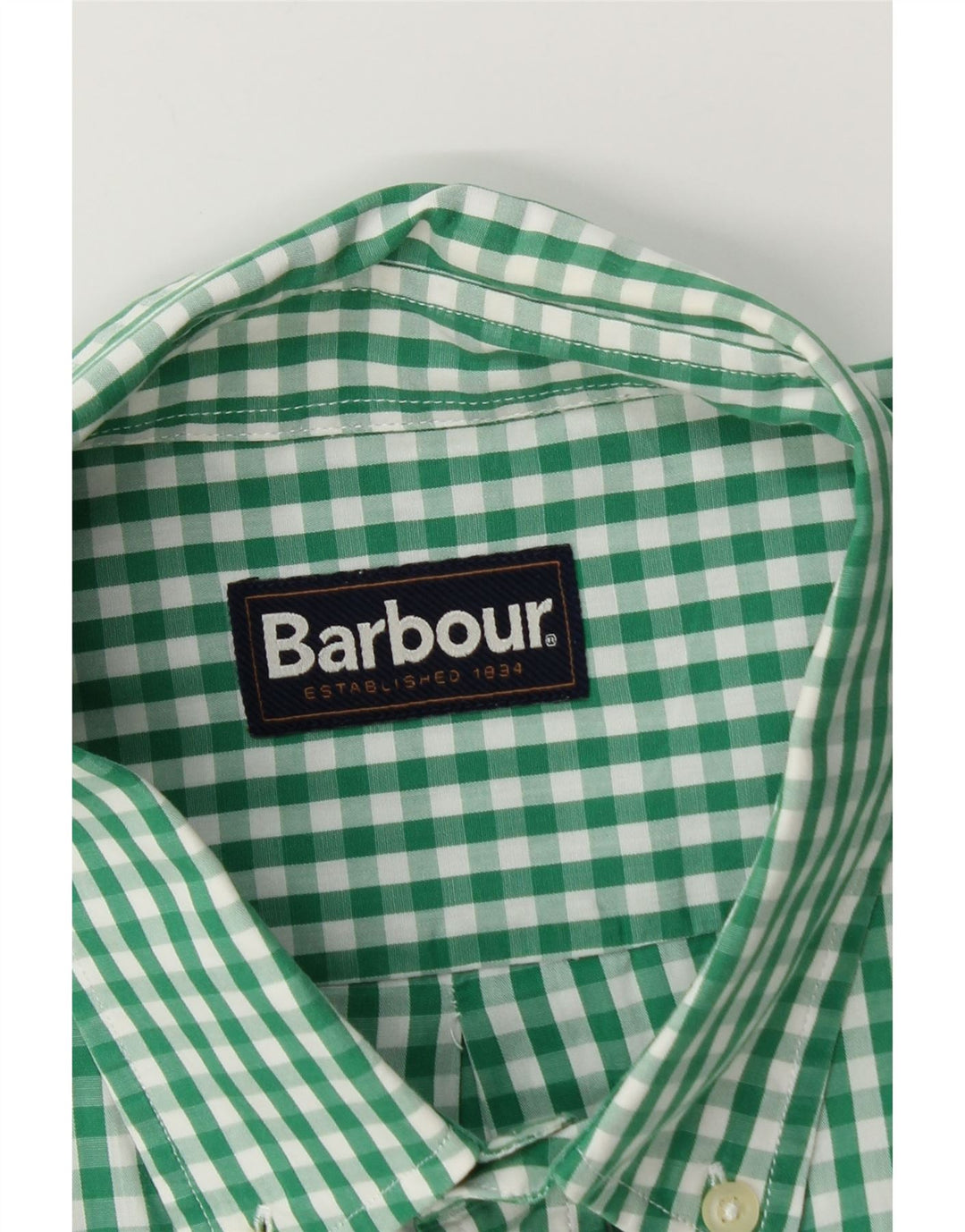 Barbour muška košulja Large Green Gingham