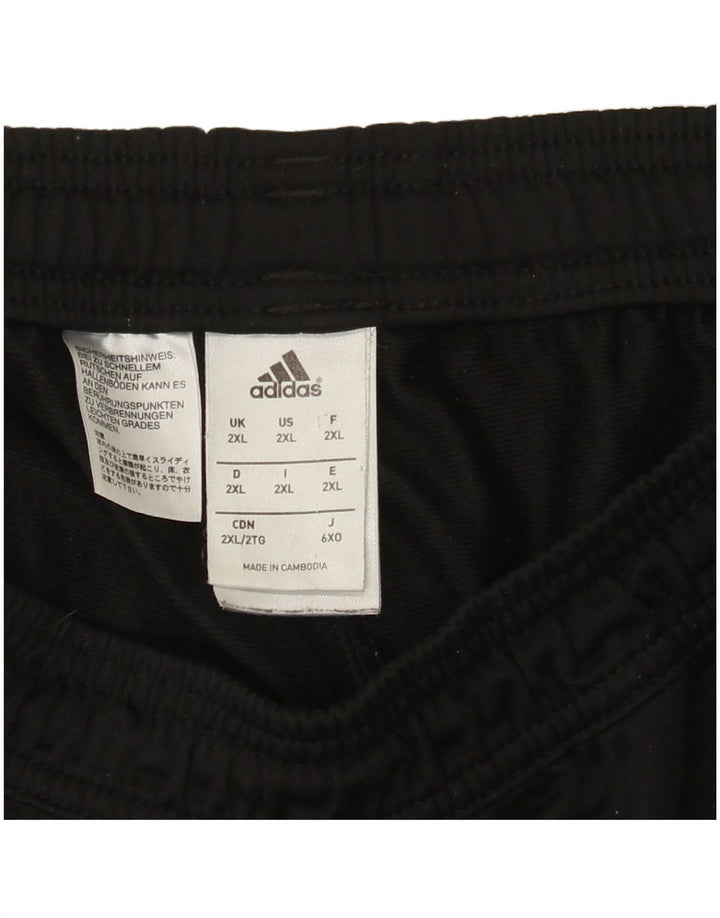 Adidas muške hlače za trenirku 2XL crni poliester