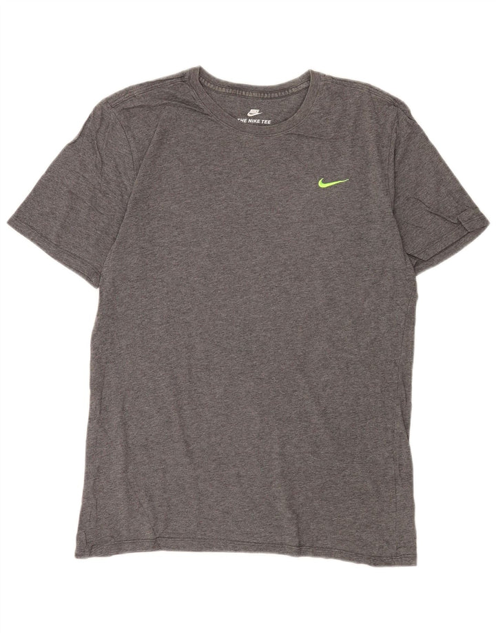 Nike muška majica kratkih rukava srednje sivi pamuk