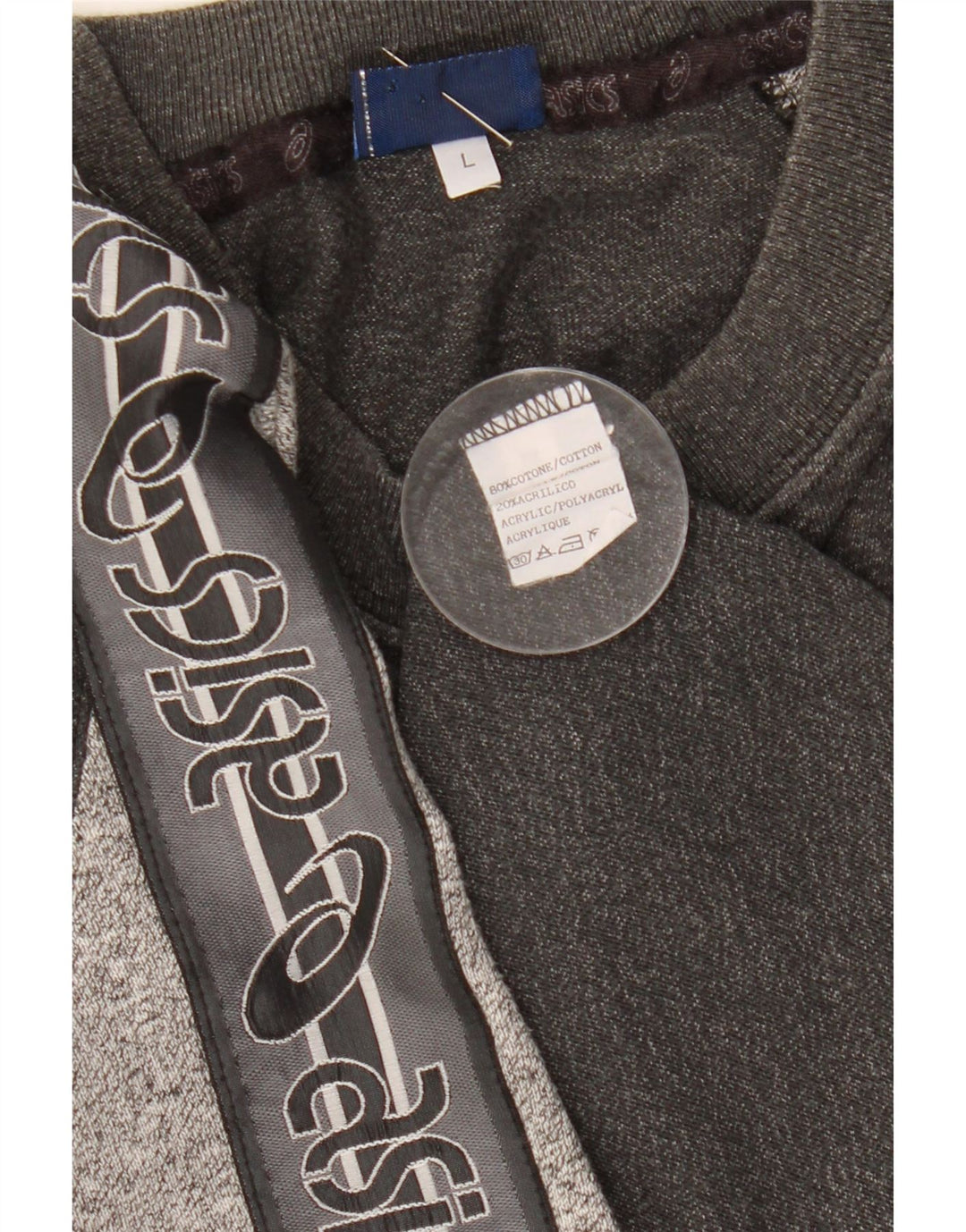 Asics muška majica kratkih rukava s grafičkim motivima, veliki sivi flekasti pamuk