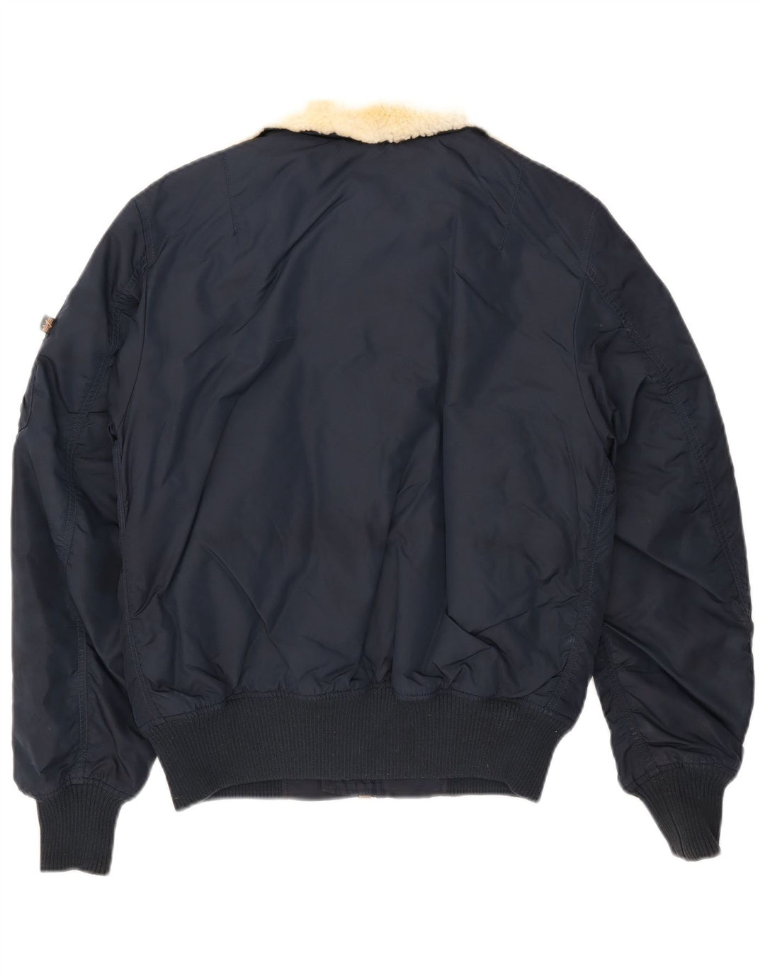 Alpha Industries muška bombaška jakna UK 36 Mala tamnoplava najlonska