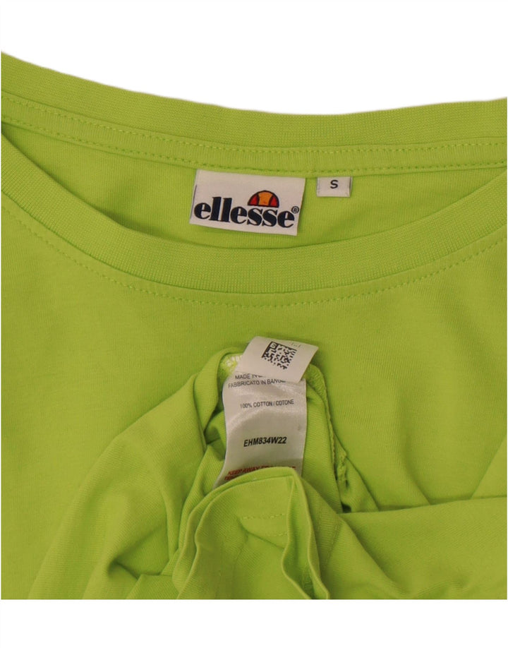 Ellesse Muška majica kratkih rukava Mali zeleni pamuk