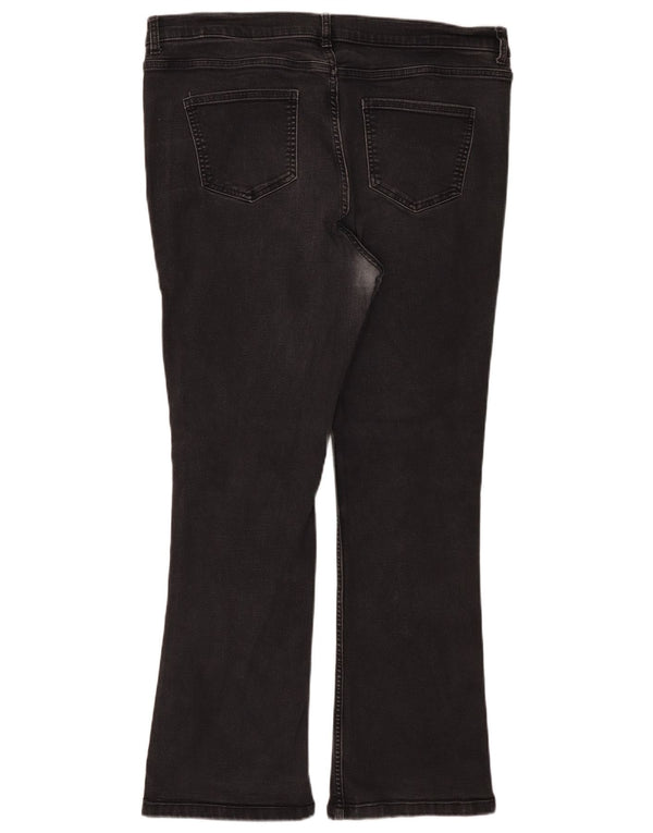 Marks & Spencer ženske uske traperice UK 18 XL W40 L28 crni pamuk
