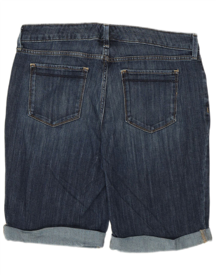 EDDIE BAUER Ženske blago zaobljene traper kratke hlače US 10 Large W32 Plave