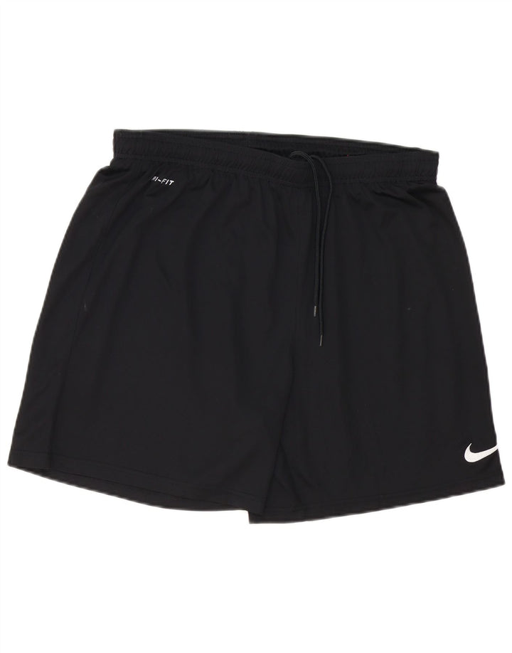 Nike muške Dri Fit sportske kratke hlače, veliki crni poliester