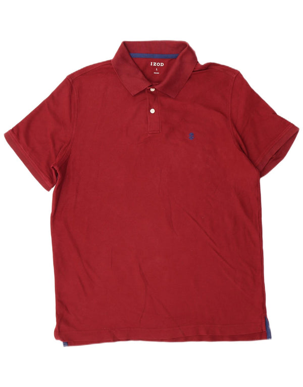 IZOD muška polo majica velika bordo pamuk