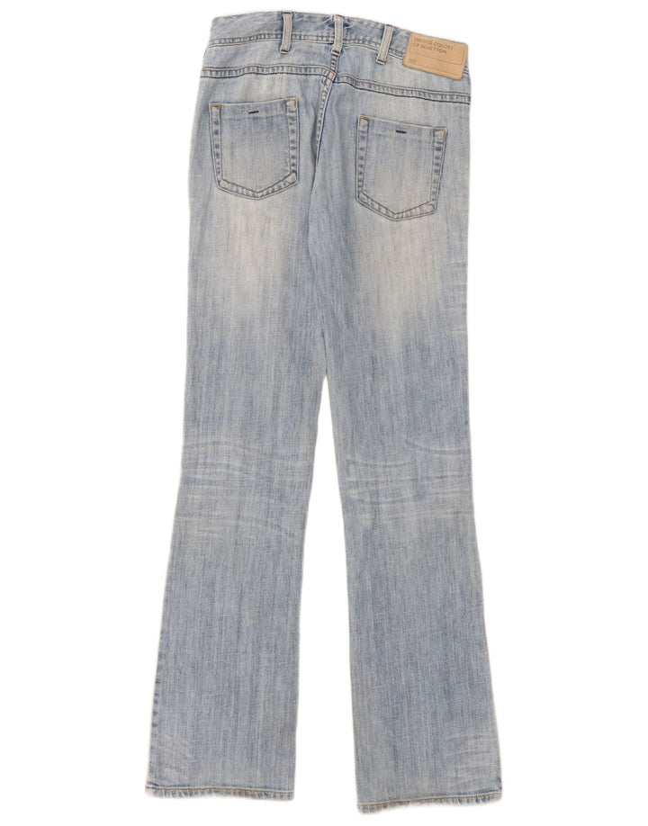 Ženske traperice Benetton Bootcut W30 L33 Plave