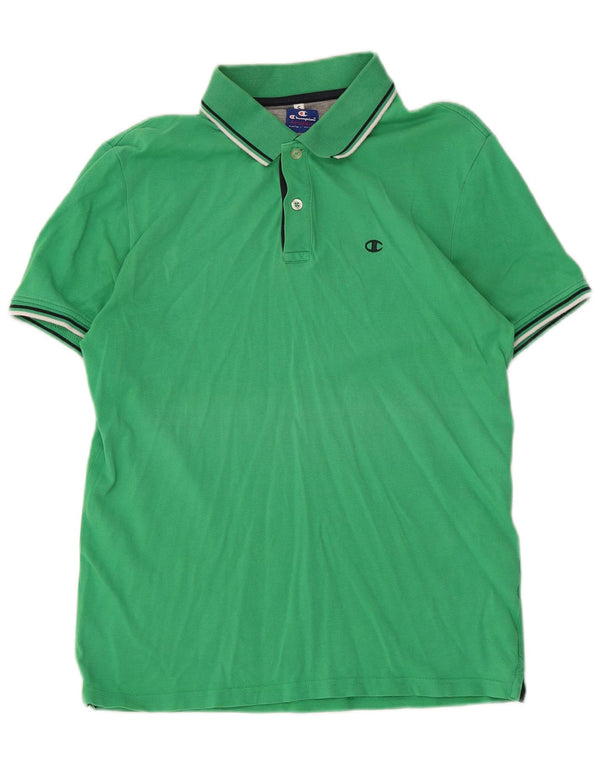 Champion muška polo majica mala zelena pamuk