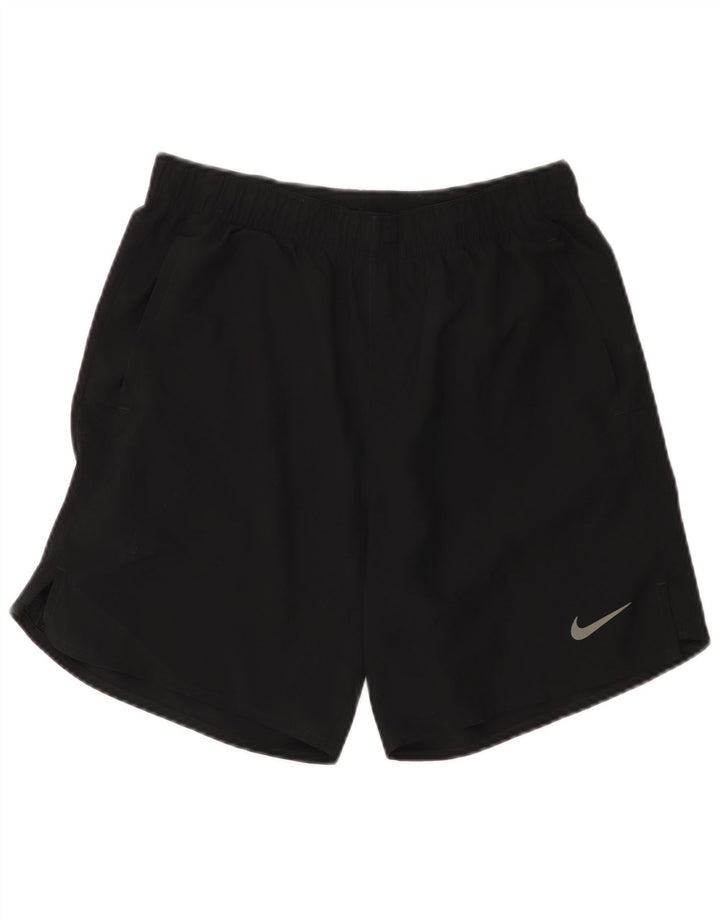 Nike Ženske Dri Fit Sportske Kratke Hlače UK 10 Mali crni poliester