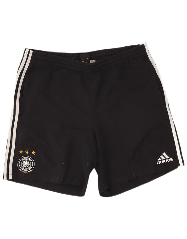 ADIDAS Mens Deutscher Fussball Bund Sport Shorts Veliki crni poliester
