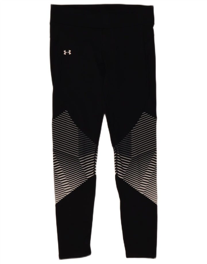 Under Armour ženske tajice UK 12 srednje crne geometrijske