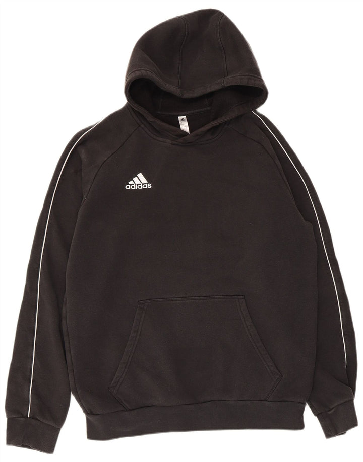 Adidas muška majica s kapuljačom Srednje crni pamuk
