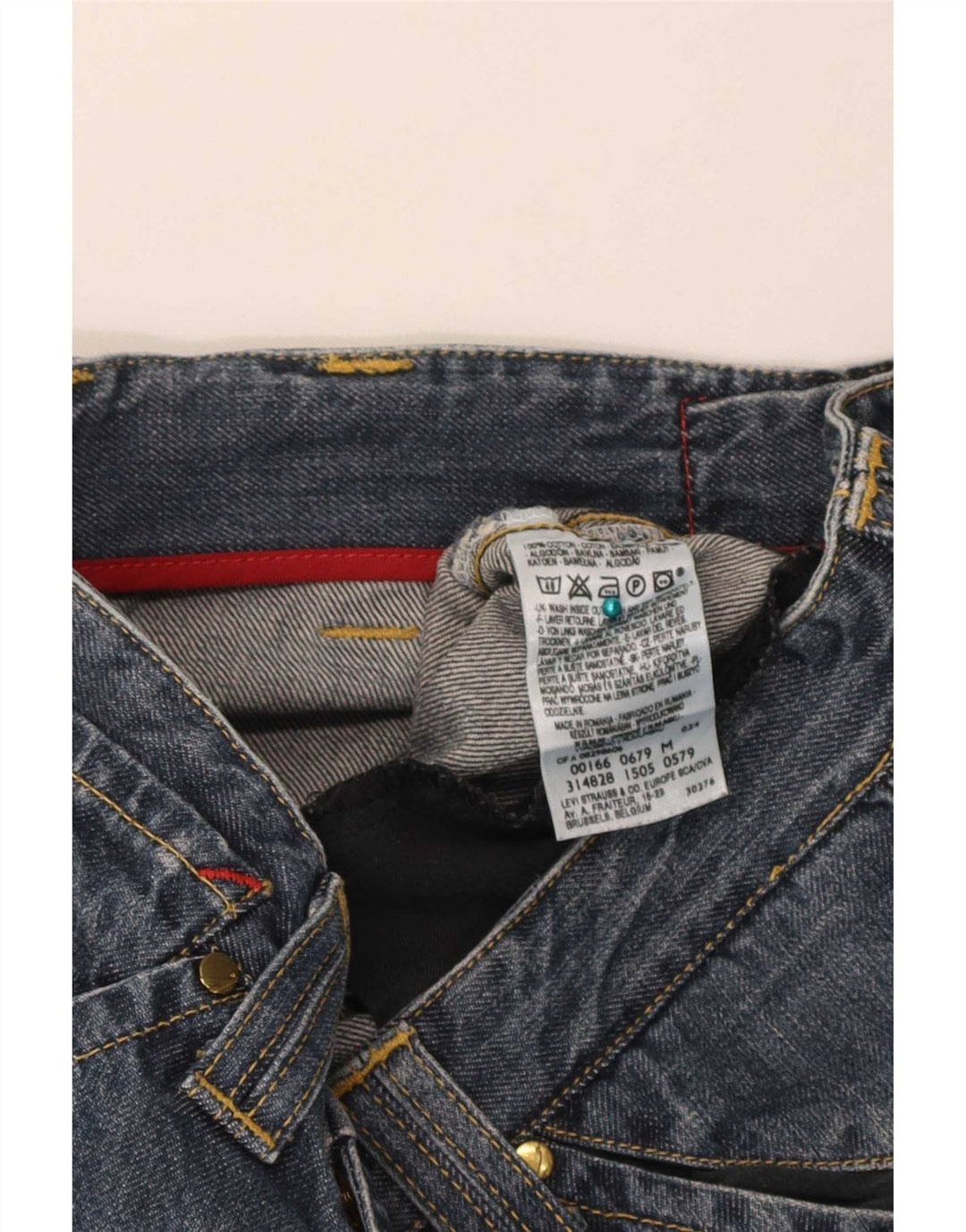 Levi's muške Graphic Denim bermude srednje veličine W32 plavi pamuk