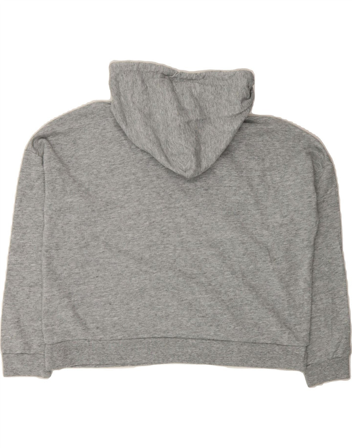 LEVI'S Womens Oversized Hoodie Jumper UK 10 Small Grey Cotton Vintage Levi's and Second-Hand Levi's from Messina Hembry 