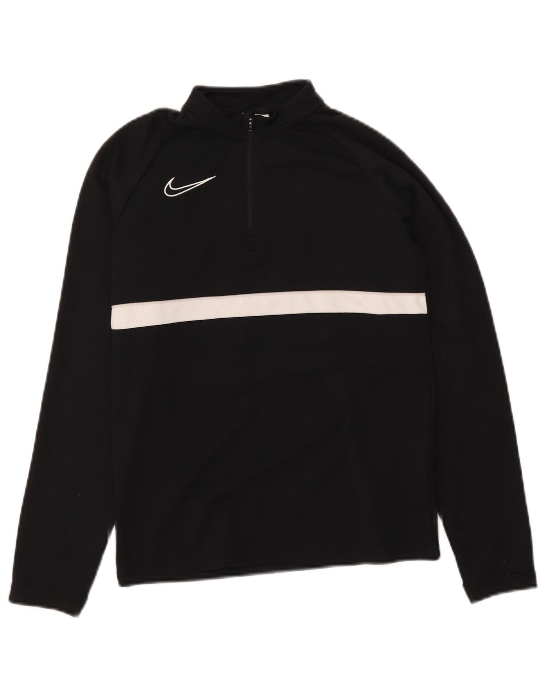 Nike Boys Dri Fit Pullover Trenirka Top 10-11 Years Medium Black