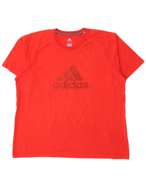 Adidas muška majica kratkih rukava Clima 365 Graphic Top 2XL crveni pamuk