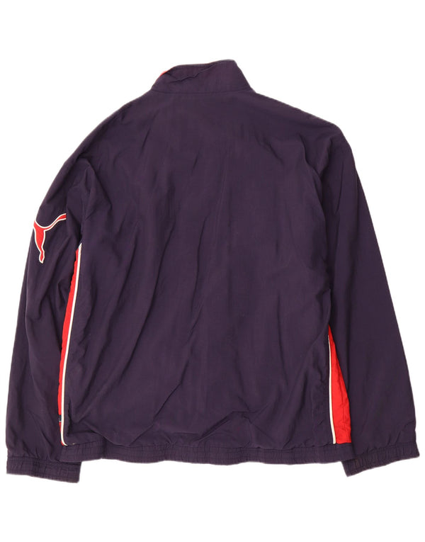 Puma muška gornja jakna trenirke Large Navy Blue Colourblock