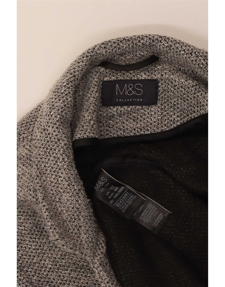 Marks & Spencer ženski kaput UK 12 srednje sivi poliester