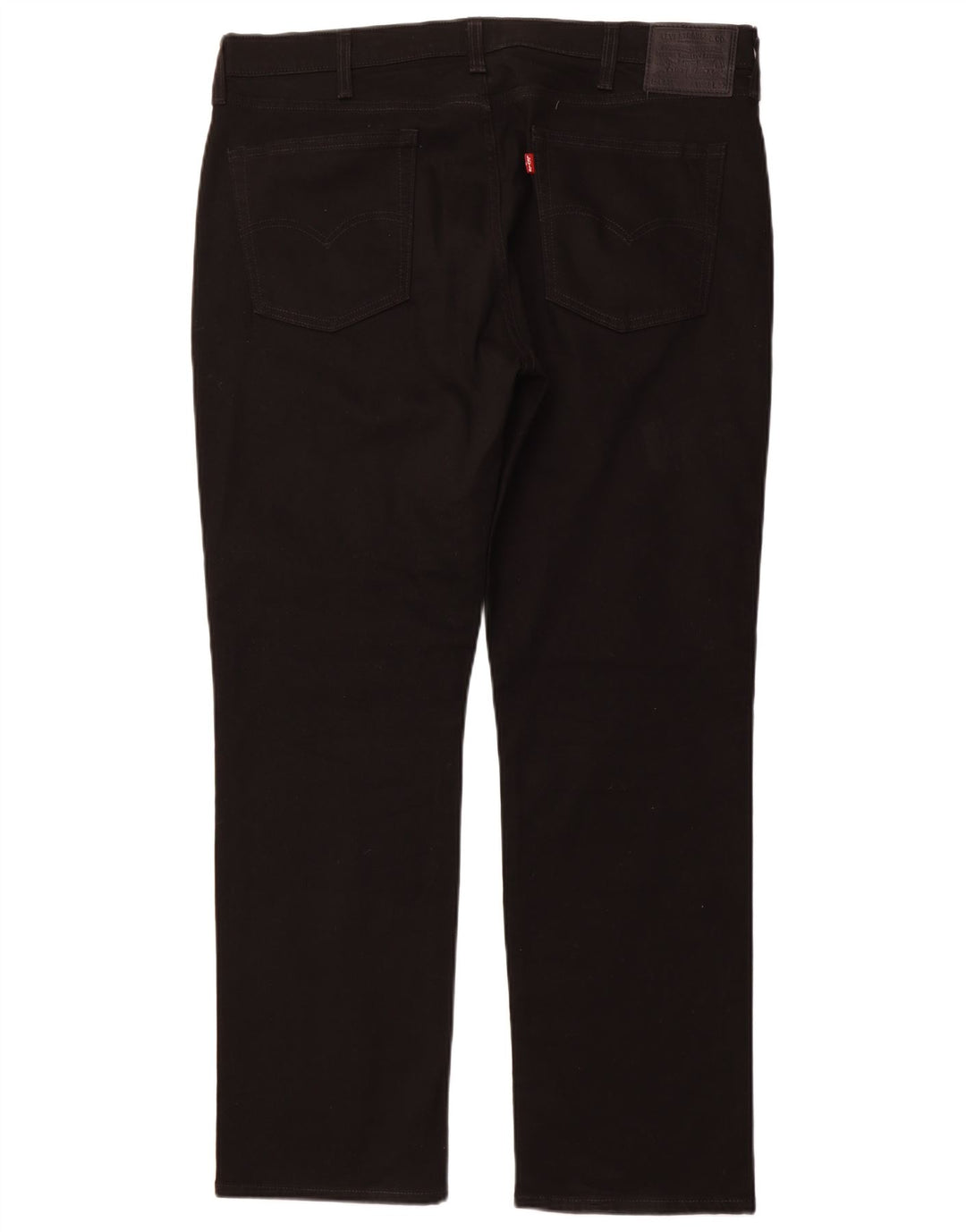 LEVI'S muške 514 ravne traperice W38 L32 crni pamuk