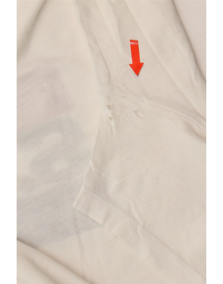 LEVI'S Mens Graphic T-Shirt Top XL White Cotton Vintage Levi's and Second-Hand Levi's from Messina Hembry 