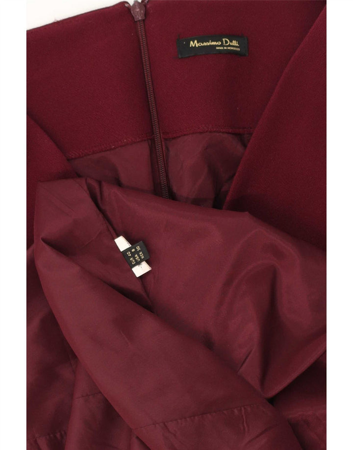 Ženska plašt haljina 3/4 rukava Massimo Dutti EU 40 srednje tamnocrvena