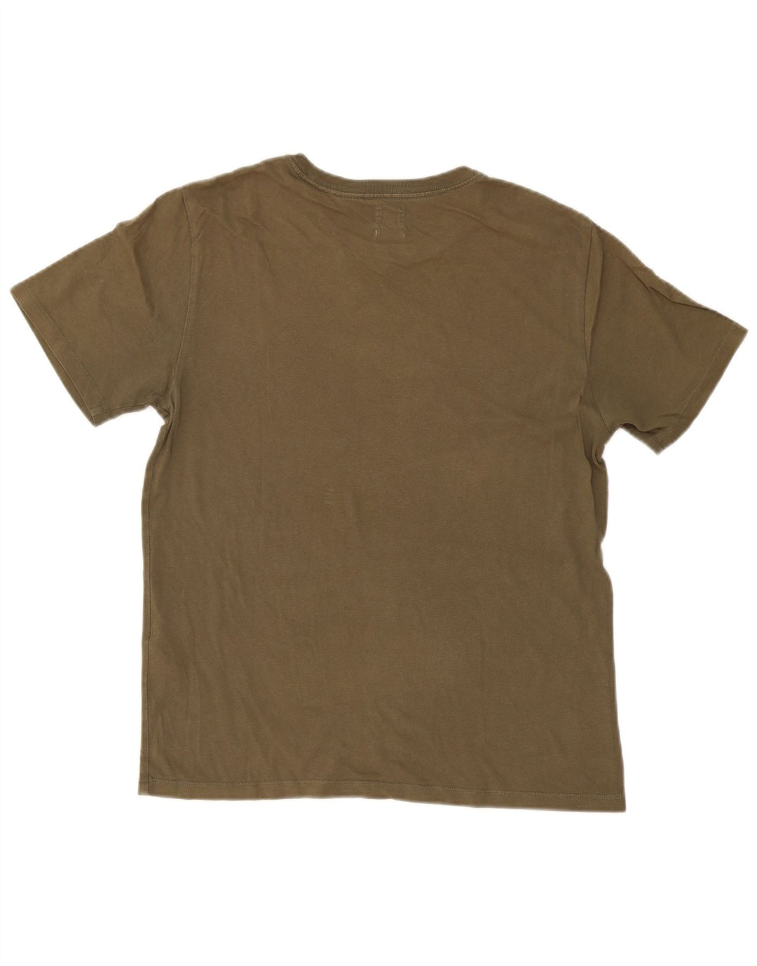LEVI'S Mens Standard Fit T-Shirt Top Medium Khaki Cotton