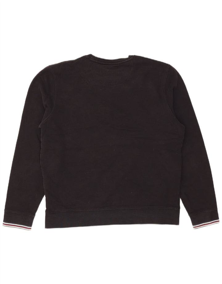 Fila muška majica srednje veličine, crni pamuk