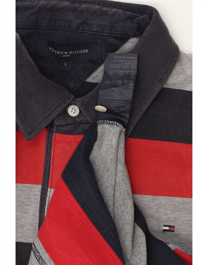 Tommy Hilfiger muška polo majica s velikim šarenim prugama