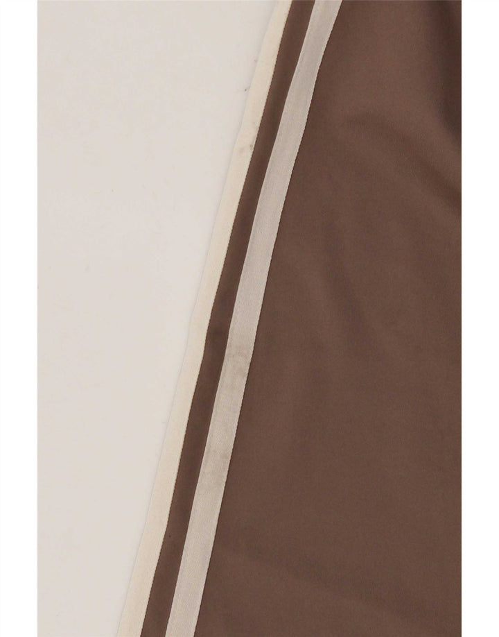 Adidas Womens Flare Tracksuit Trousers UK 12 Medium  Brown Polyester