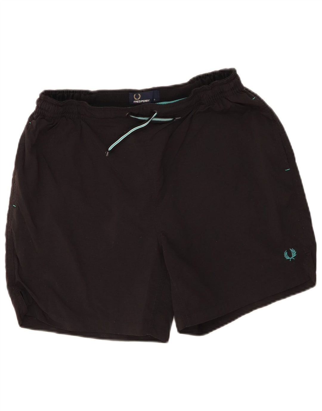 Fred Perry muške kupaće kratke hlače male crne poliamidne