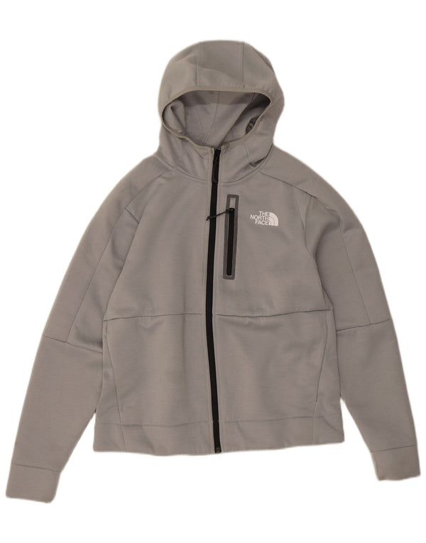 The North Face ženski pulover s kapuljačom s patentnim zatvaračem UK 12 srednje sivi poliester