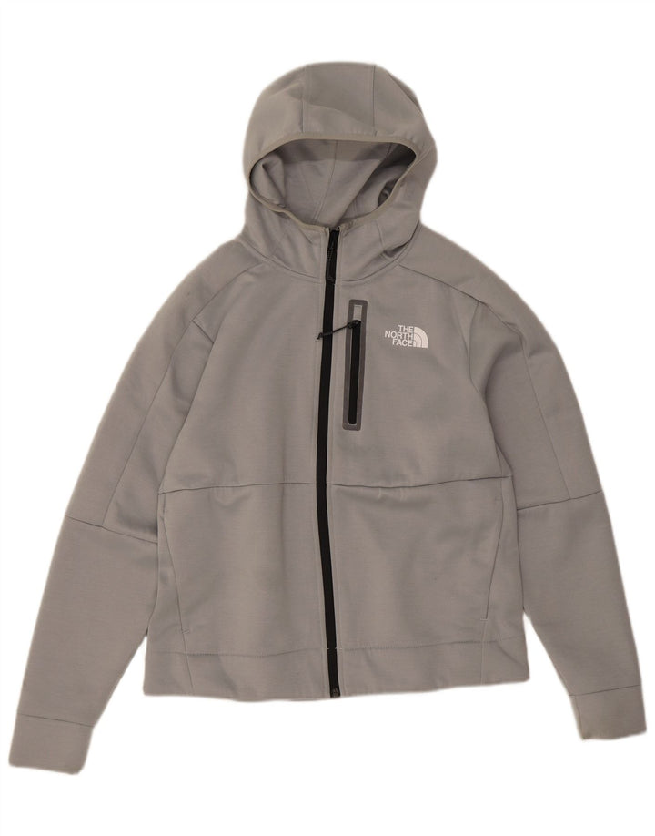 The North Face ženski pulover s kapuljačom s patentnim zatvaračem UK 12 srednje sivi poliester