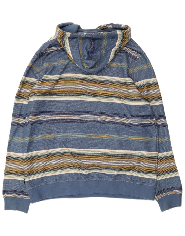 Fat Face muška majica s kapuljačom XL, pamuk na plave pruge