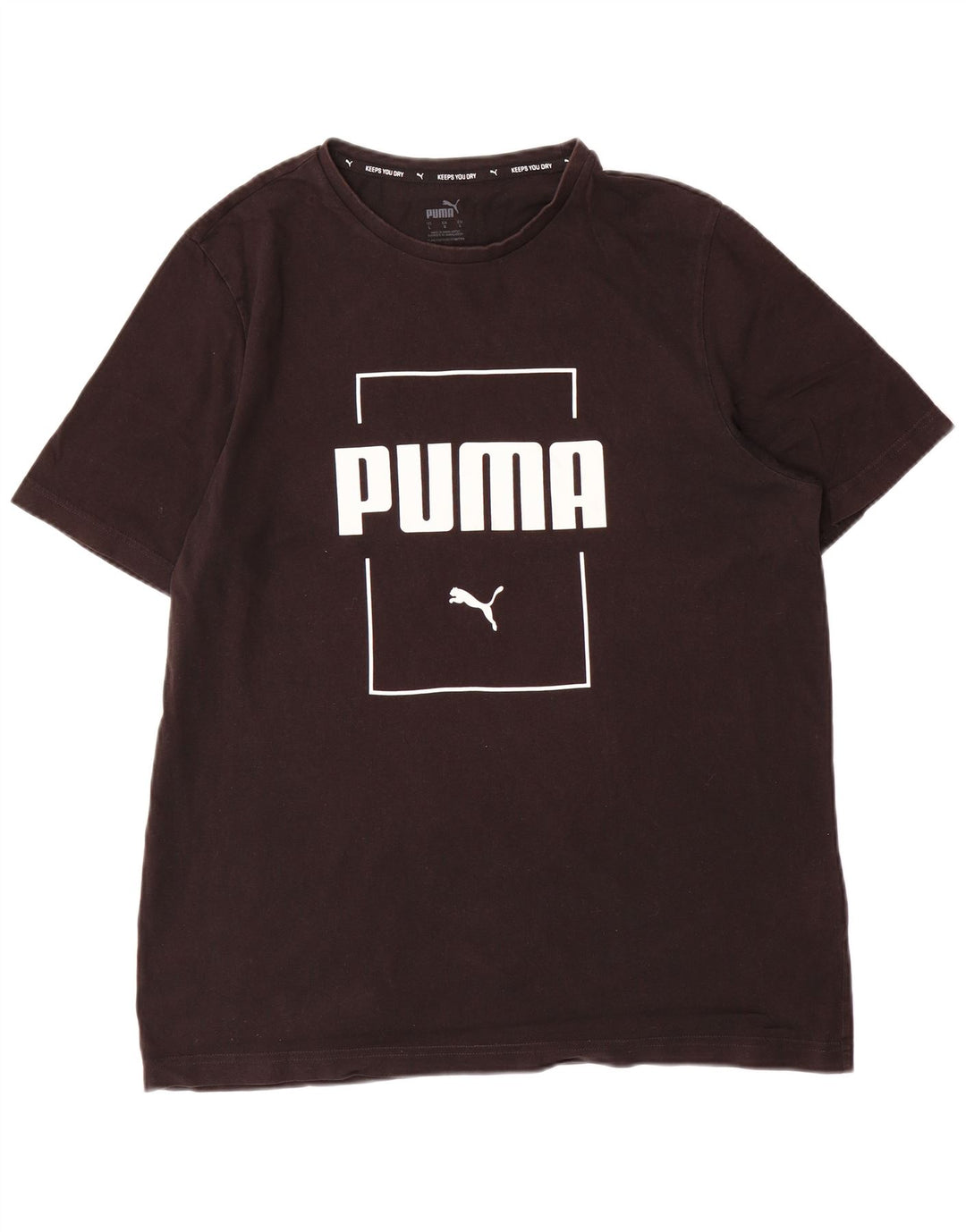 Puma muška majica s grafičkim motivima, veliki crni pamuk