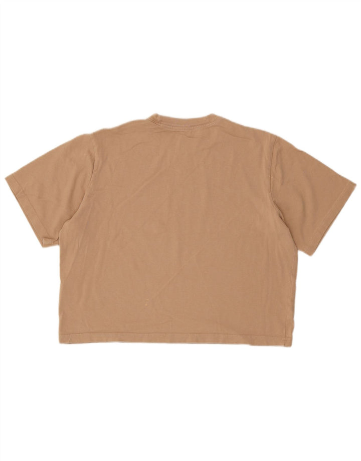 Nike ženska majica kratkih rukava UK 14 srednje bež pamuk