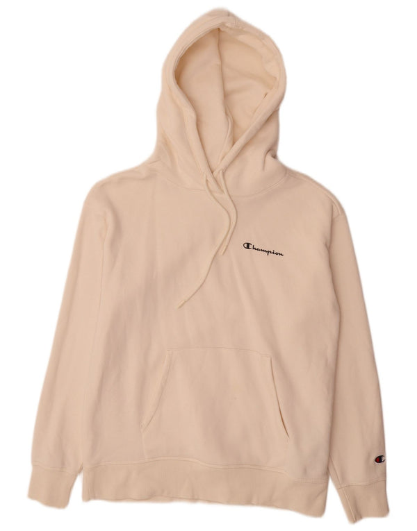 Champion ženska majica s kapuljačom UK 10 Small Off White Pamuk