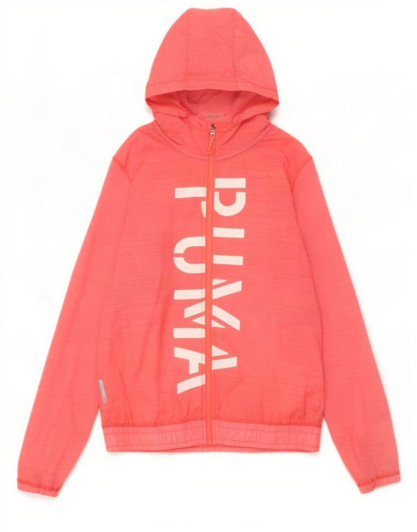 Puma ženska gornja jakna trenirke s kapuljačom UK 16 Large Pink Nylon