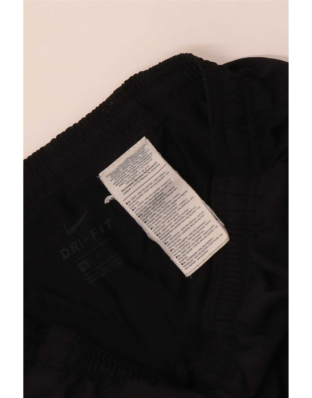 Nike muške Dri Fit sportske kratke hlače srednje crne boje od poliestera