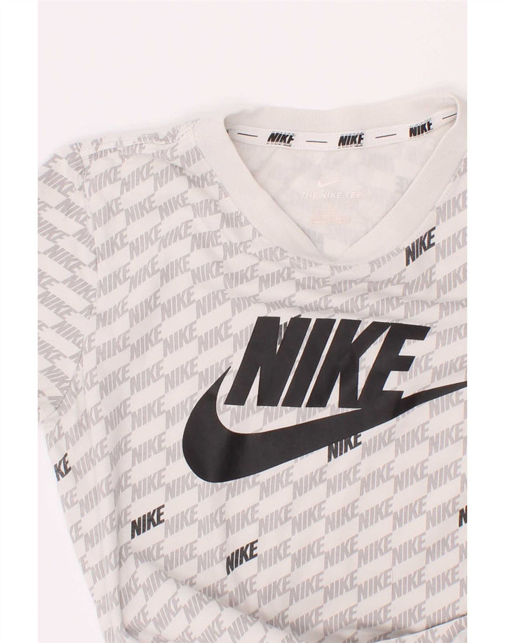 Nike Boys Graphic T-Shirt Top 10-11 Years srednje bijela
