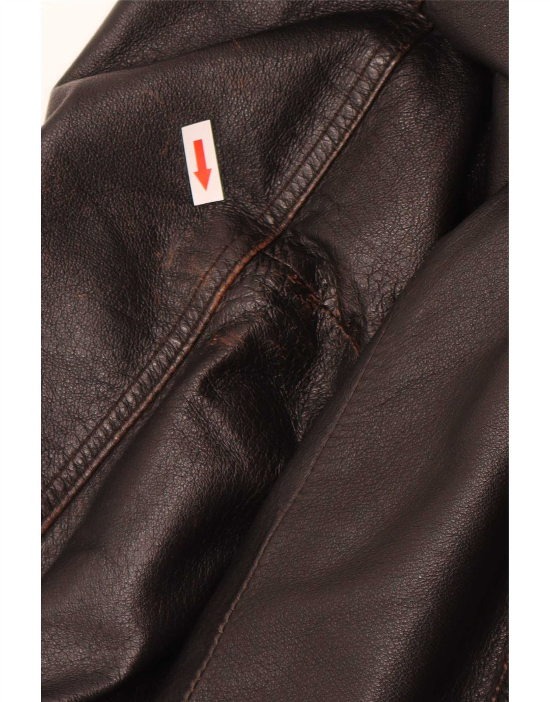 Vintage muška kožna bomber jakna IT 52 XL smeđa retro