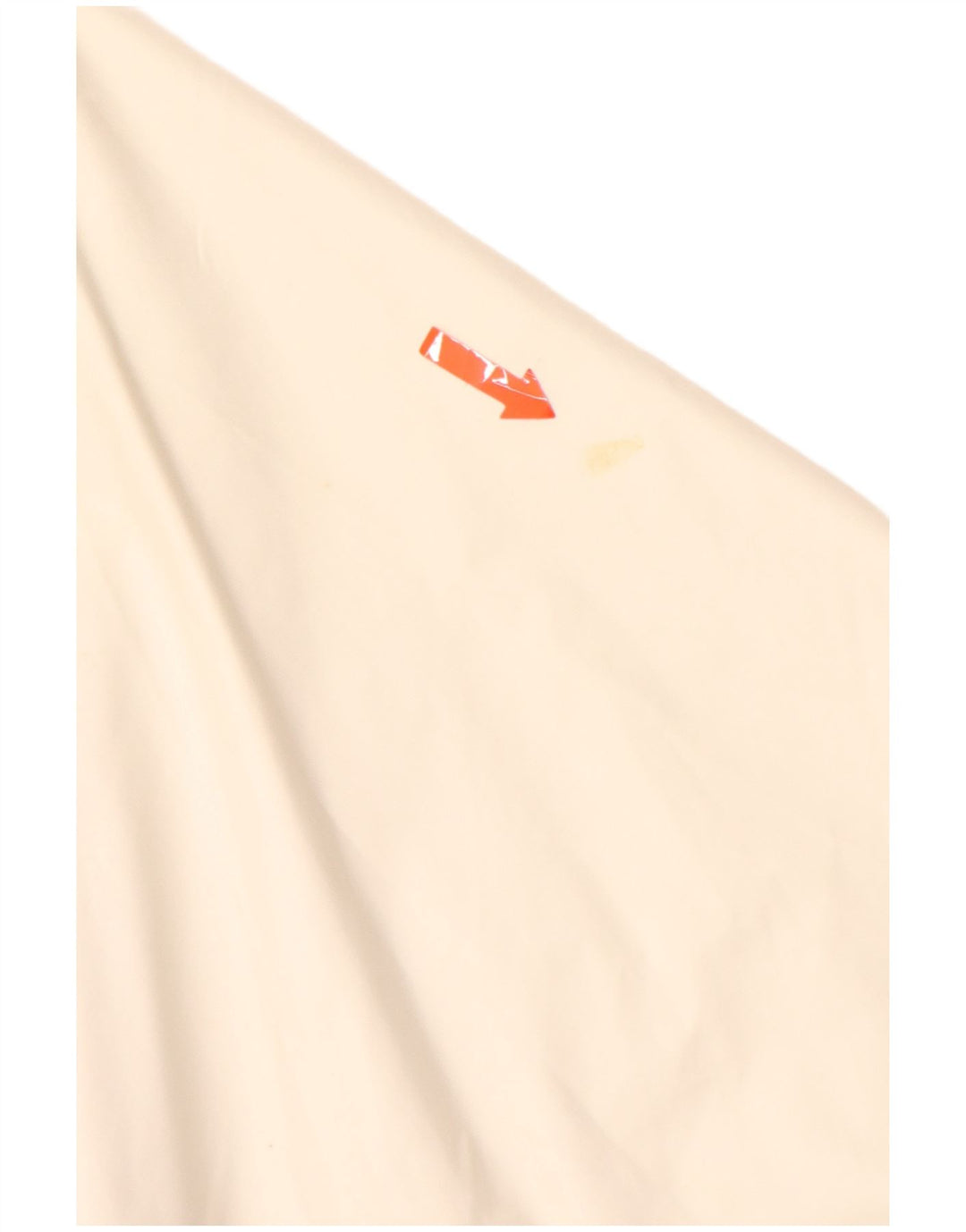 K-WAY Muška kišna jakna s kapuljačom iz 2000. UK 44 2XL bijeli poliamid u boji