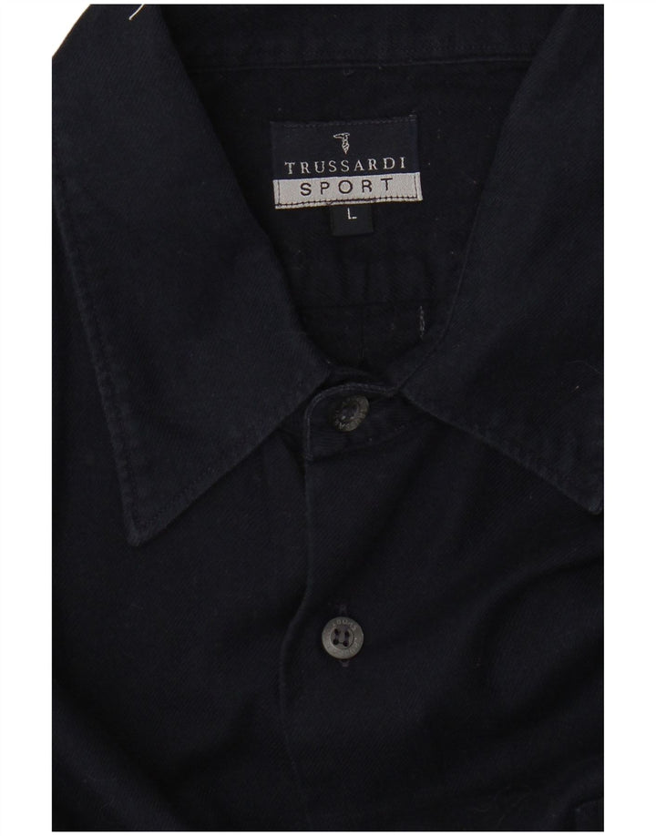 Trussardi muška košulja velika tamnoplava
