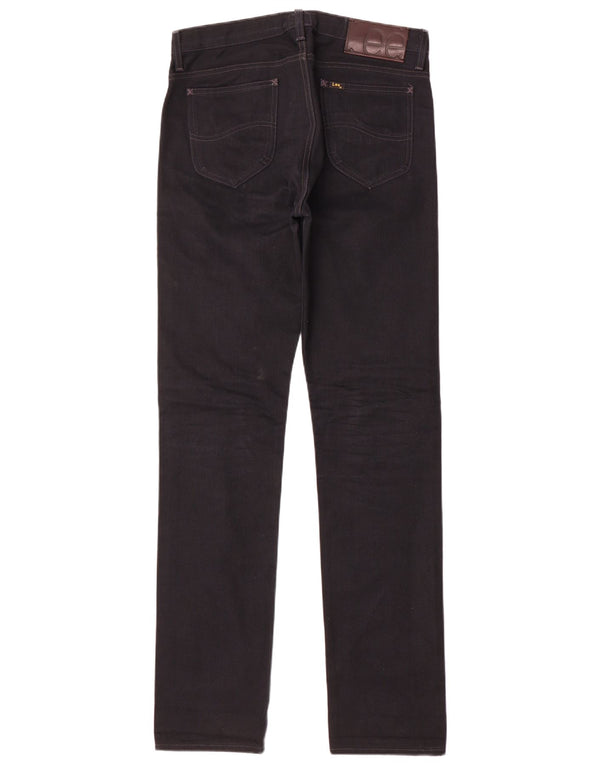 Lee Mens 101 Rider Slim Jeans W31 L34 crni pamuk