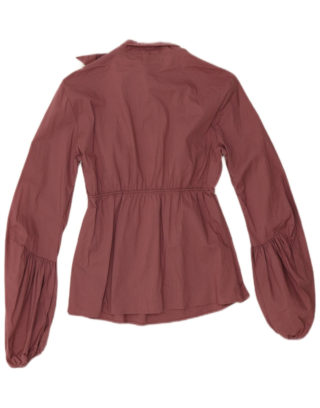 Benetton ženski gornji dio bluze s dugim rukavima na kravatu UK 10 Mala ružičasta