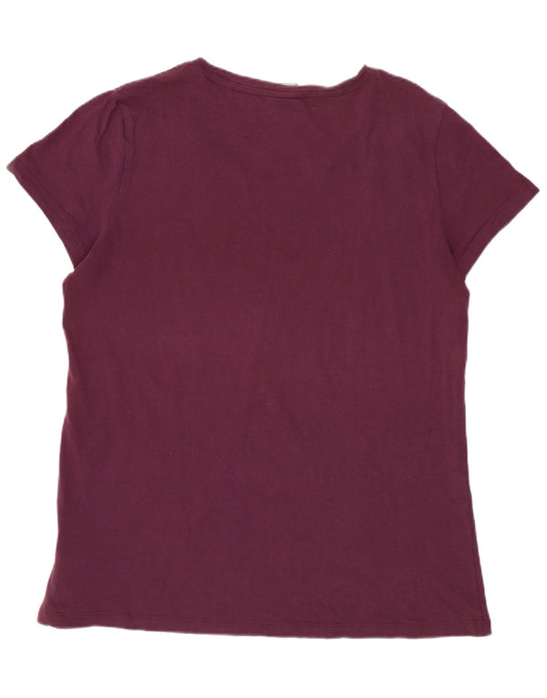 Puma ženska majica kratkih rukava s grafičkim motivima UK 16 Large Burgundy Cotton
