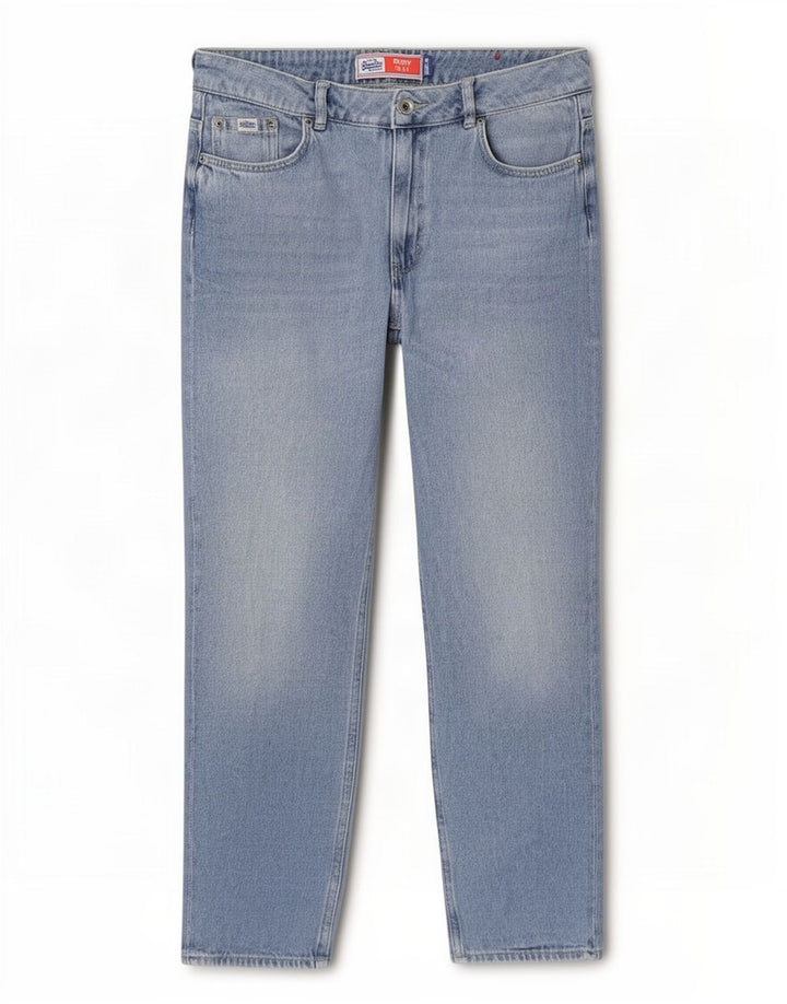 Superdry muške Ruby Slim Capri traperice W30 L23 plavi pamuk